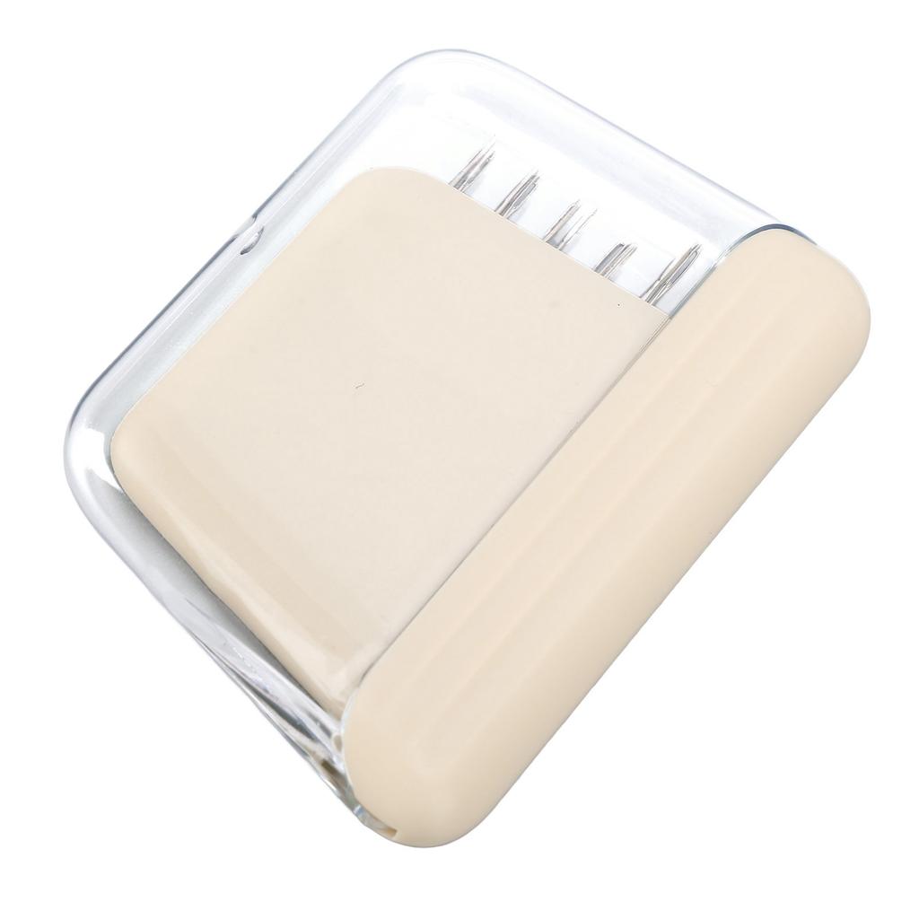 Magnetic Sewing Needle Case Portable Sewing Needle Storage Box with 10 Needles for Outdoor Projects