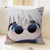 Cartoon Figure Gojo Satoru Cushion Cover Car Throw Pillow Case For Sofa Car Christmas Gift xcm xcm