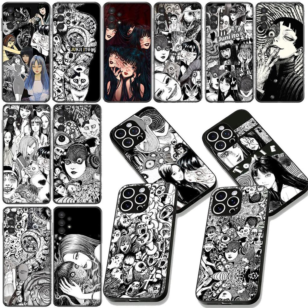 Tomie Wallpaper Junji Ito Anime Casing Cover for Apple iPhone 12 13 Mini XS 11 Pro Max 7 8 Plus XR SE 2022 SE3 + 8+ Phone Case