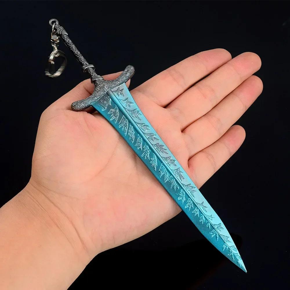 21/30cm Elden Katana Ranni Ice Anime Sword Dark Moon Greatsword Steel Ninja Knife Real Japanese Katana Metal Samurai Sabre Toy