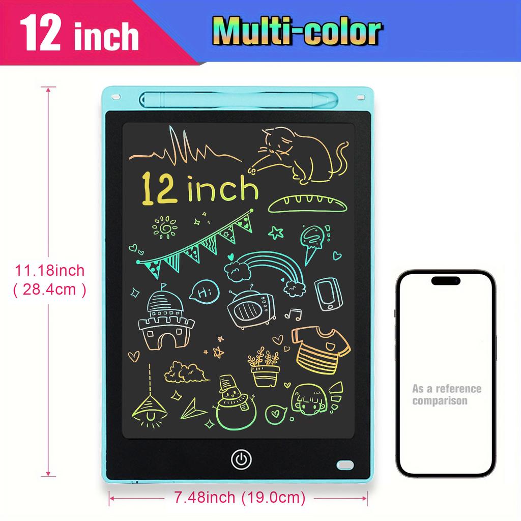 12 Inch LCD Writing Tablet Electronic Handwriting Drawing Board Digital Graphic Doodle Pad Educational Toy for Kids