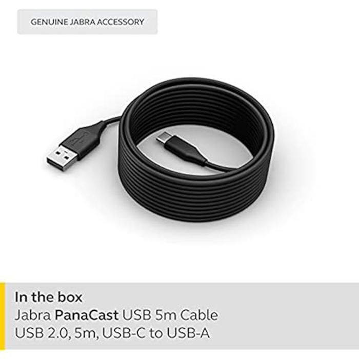 Câble USB 2.0 Jabra PANACAST 50 - USB-C Vers USB-A - 5m