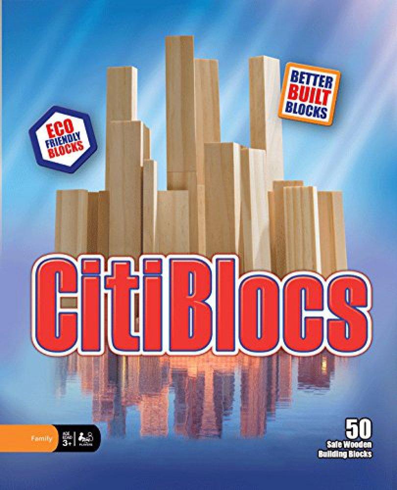 

Деревянные блоки CitiBlocs Набор натурального цвета 50 штук