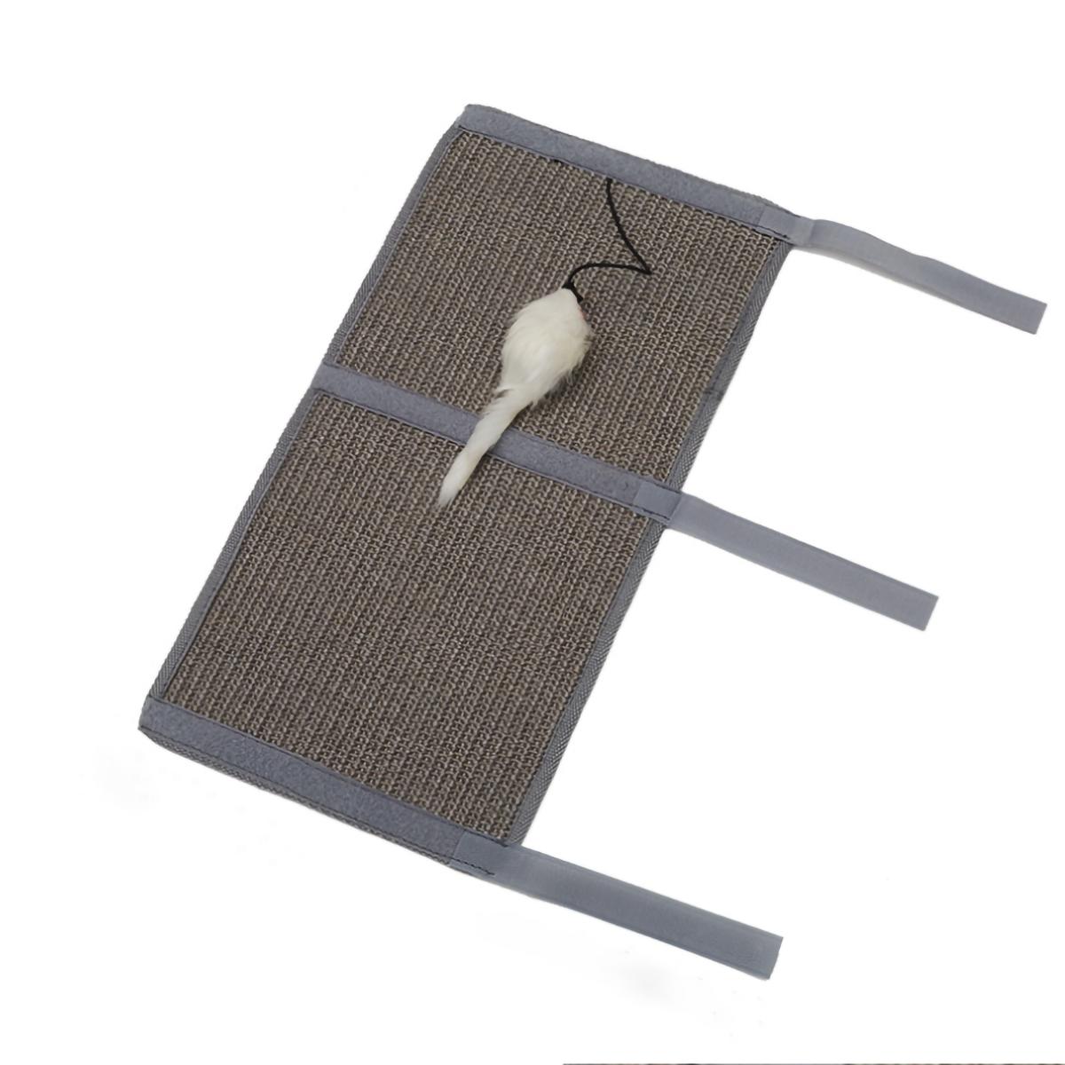 

1 шт.-Когтеточка для кошек натуральный сизаль когтеточка чехол для дивана для помещений ножка стола для заточки когтей диванный ковер защита кресла S серый