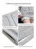 Women's Gray High-Waisted A-Line Sports Skirt and Shorts Combo for Spring/Summer 2025
