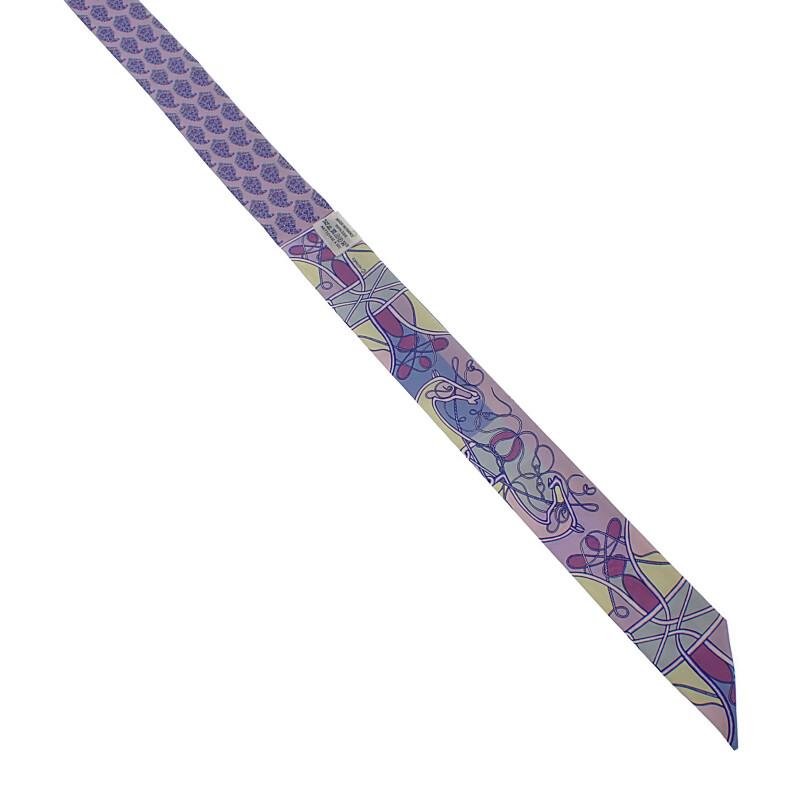 HERMES  H063101S_08  Scarf Purple Silk Women