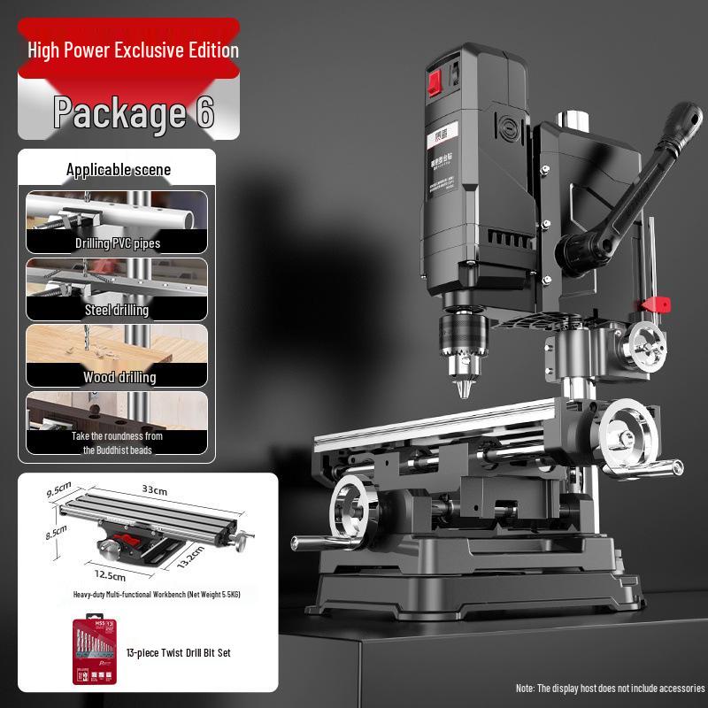 High-Power 220V Multi-Functional Bench Drill for Household and Industrial Use