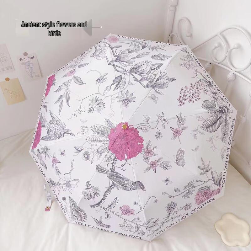 Xuriing Fresh Style 8-Rib Folding UV Parasol