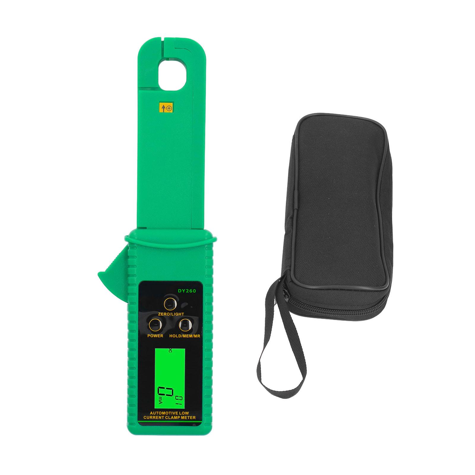 

Car AC DC Leakage Current Clamp Meter 0mA60A Portable Low Current Tester Anti Interference Non