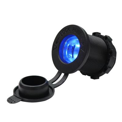 Motorcycle Bike LED Cigarette Lighter Power Plug Socket for Kawasaki Versys650/versys1000/versys X300/versys X650/ninja400/ninja650 with Relay/12V 22A