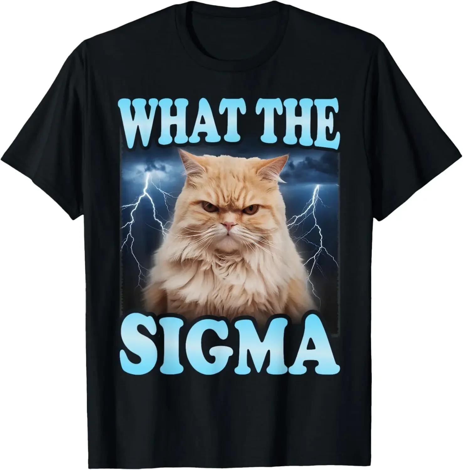 

Что За Сигма Смешной Мем Про Кота Футболка - Веселая Толстовка с Молнией 3XL