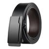 Men's Genuine Leather Toothless Automatic Buckle Belt
