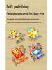 Creative DIY Wooden Robot Assembly Kit - Educational 3D Cartoon Toy