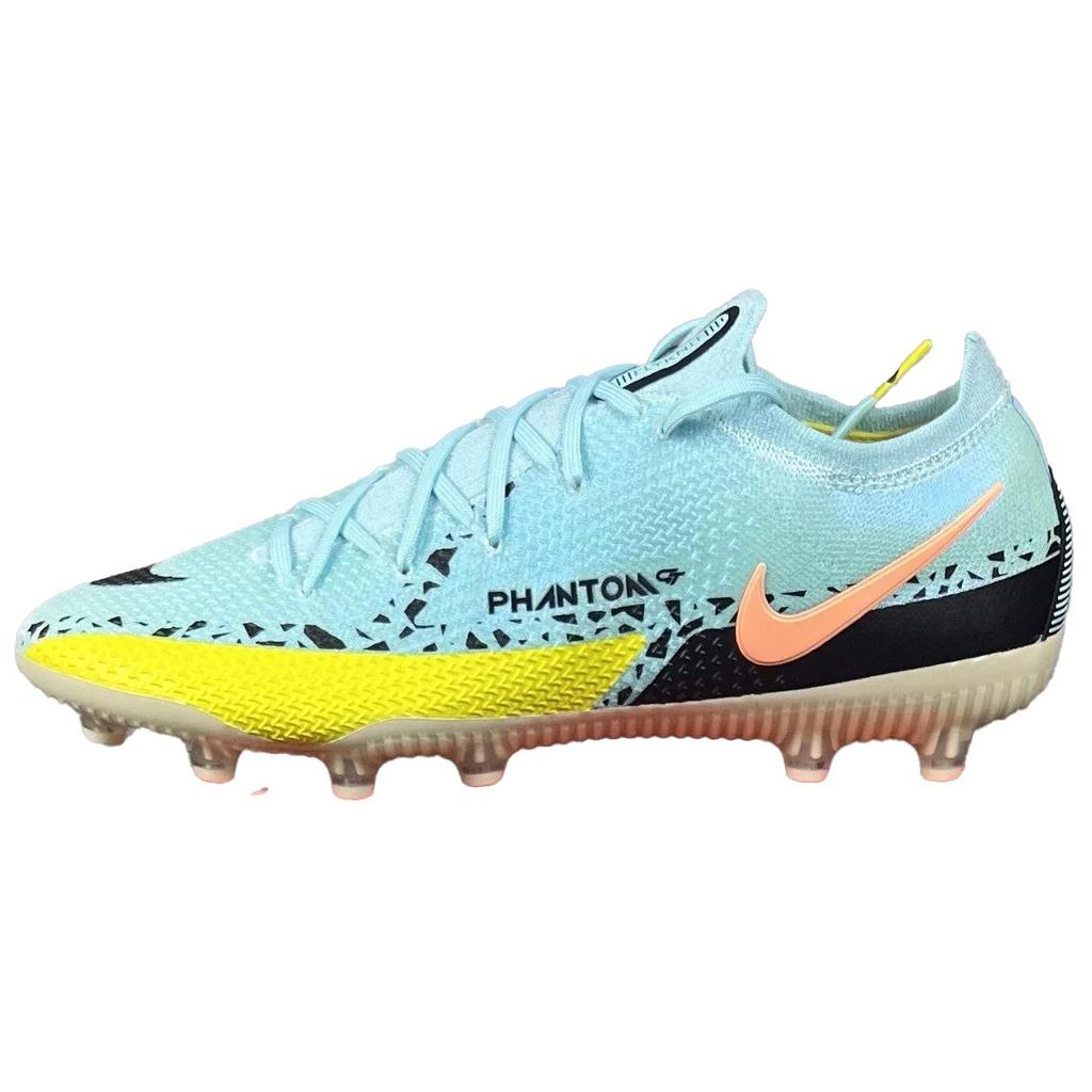 New Nike Phantom GT2 AG Rubber Short Studs Anti Slip Wear Resistant Soccer Shoes Men's Blue Black DC0748-408