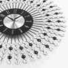 Luxury Design Large Wall Clock Diamond Metal Art Clock Duvar Saati Murale Reloj Mural Morden Design For Home Decoration K3X7D4