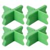 4pcs Thickness Deck Spacers Plastic 4Thicknesses Deck Board Spacer for Precise Flooring Gap Adjustment Installation Tool