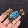 Neon Apatite Pendant Copper Wire Wrapped Pendant Handmade Pendant Beautiful Copper Jewelry Dainty Bird Pendant Gemstone Jewelry Gift For Him
