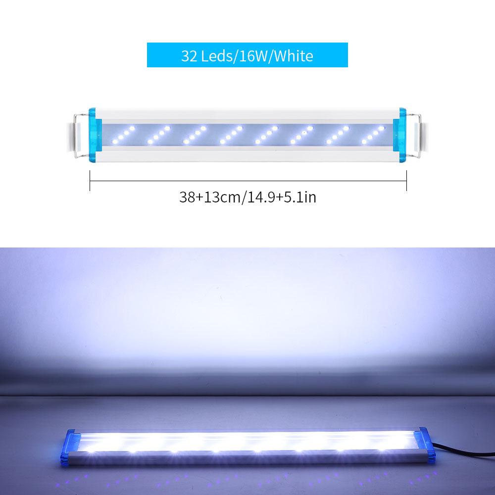 Ultra-Thin Aquarium LED Light with Blue-White Tricolor for Aquatic Plants and Fish Tanks