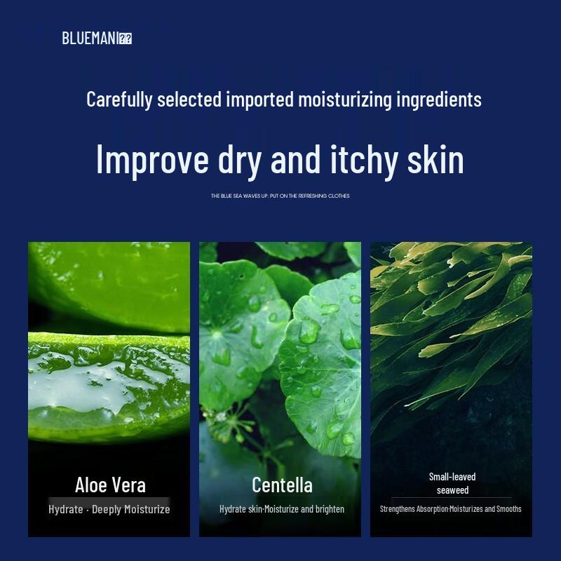 Prime Blue Men's French Fragrance Shower Gel