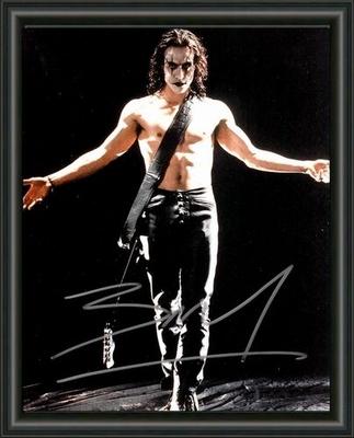 The Crow - Brandon Lee - Signed A4 Photo Poster