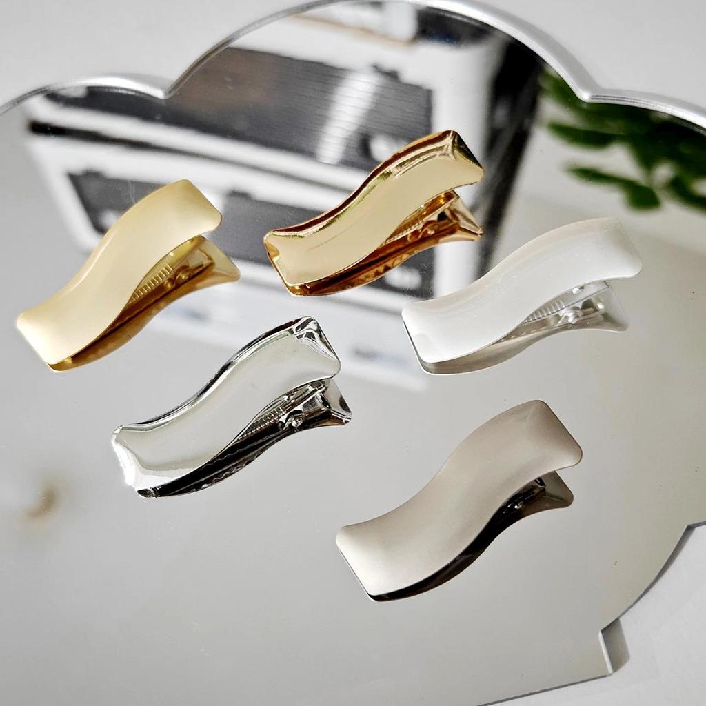 Wysokiej jakości metalowa spinka do włosów w stylu koreańskim - Słodki i świeży dodatek do włosów