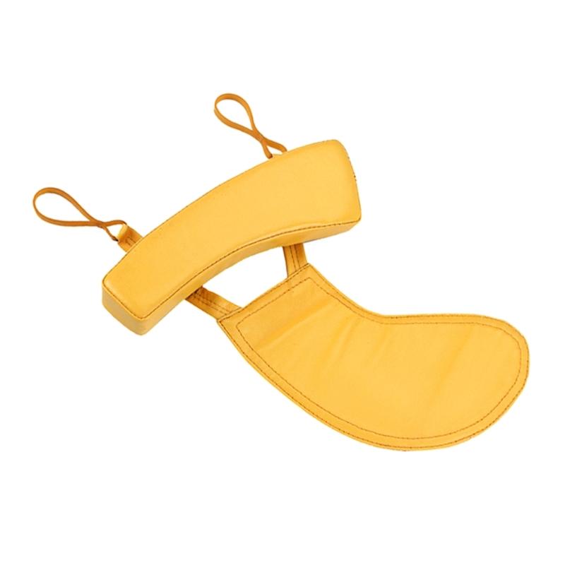 Violin Shoulder Rest Violin Chin Rest Large Violin Shoulder Pad Sheepskin Shoulder Pad Chin Pad Protector 1/4-1/2 4/4
