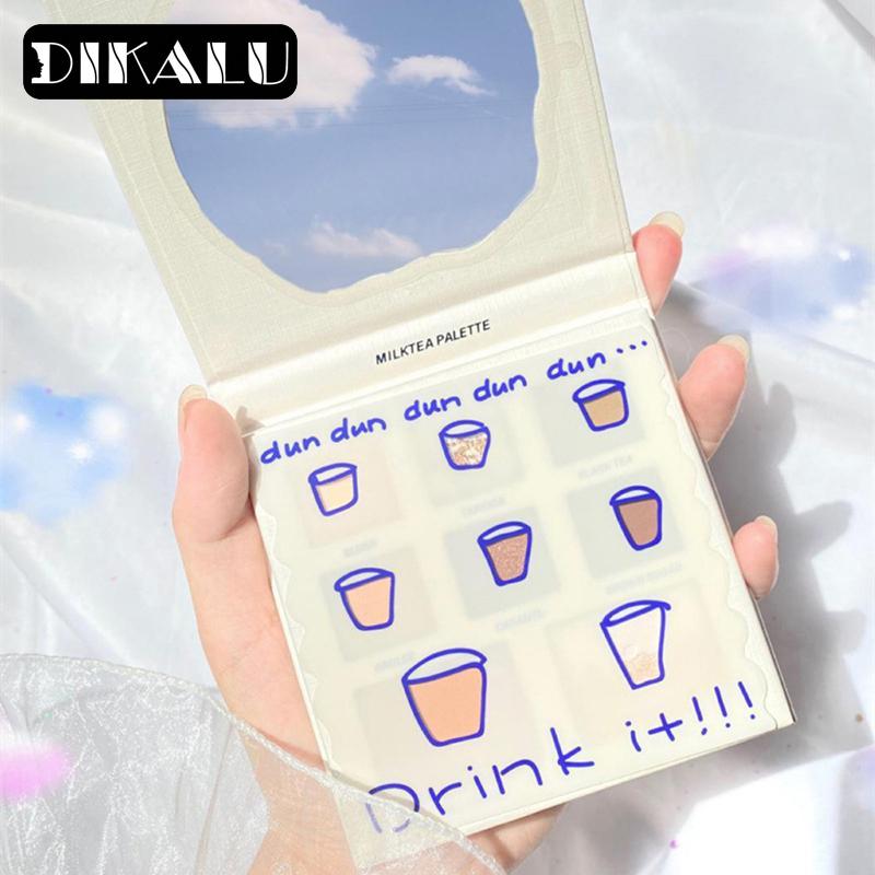 

DIKALU 8 цветов тени для век с блестками макияж флэш-пудра бусины матовые тени для век для начинающих косметика