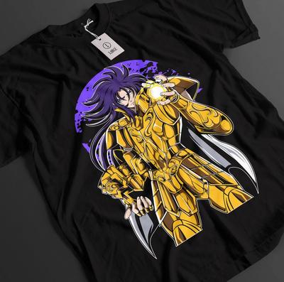 Saint Seiya Shirt Shiryu Tshirt Hyoga T-Shirt Shun Top Ikku Anime Graphic Tee