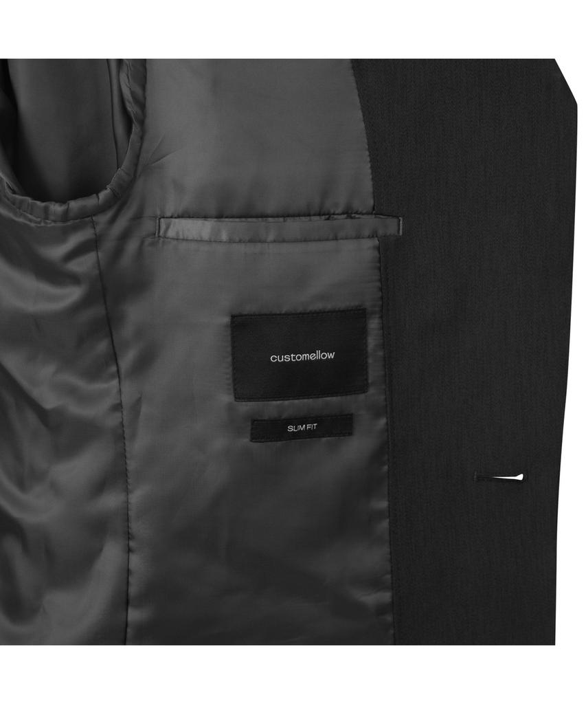 Customellow Dark Gray Slim Fit Setup Jacket Cwjam25404Gyd
