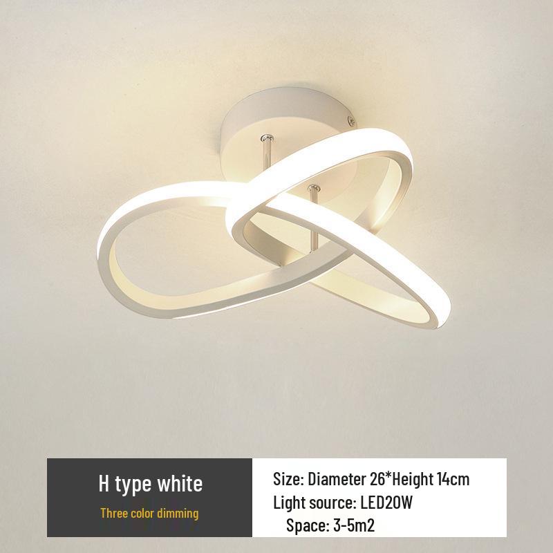 Modern Minimalist Ceiling Light for Living Room, Bedroom, Hallway, or Balcony
