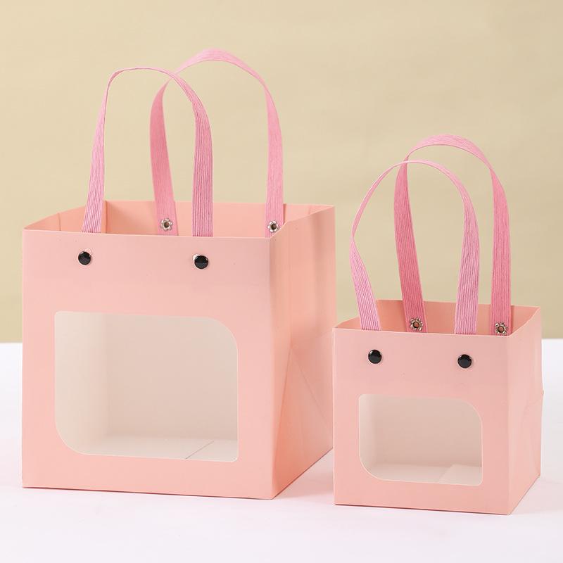 

20 шт. Подарочные пакеты с окном и ручкой Пакеты для комплиментов для вечеринок Квадратный пакет из крафт-бумаги Пакеты для угощений Пакет для подарочной упаковки Пакеты для упаковки для дней рождений, свадеб, вечеринок 20pcs 15*15*15cm