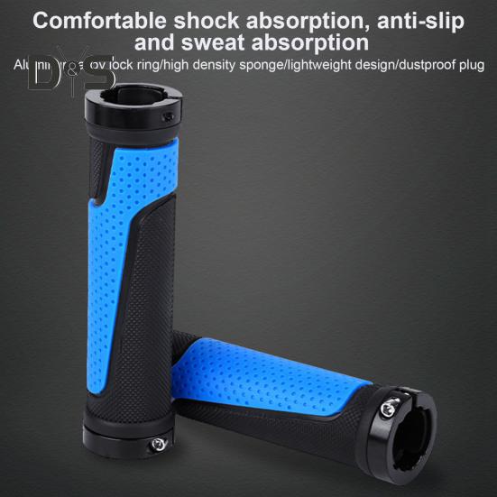 1 Pair Bicycle Handlebar Grip Cover Non-slip Rubber Heavy Duty Universal MTB Road Mountain Bike Handle Grip Sleeve Bicycle Accessories