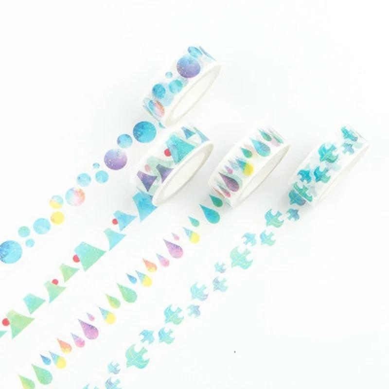 7m*1.5mm Japanese Masking Washi Tape Decorative Adhesive Tape Decora Diy Scrapbooking Sticker Label Stationery
