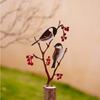 Vogelstatue Gartendekorationen Metall-Gartenvogel Hofdekorationen Outdoor-Vogelskulptur Rasen Metall-Gartenschmuck