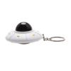 Portachiavi Ornamento UFO Carino Mini Modello Astronave Ciondolo Portachiavi con Luce LED