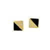 Summer Design Earrings Geometric To Triangular Zircon Micro-Inlaid Stud Earrings