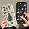 Shockproof Soft Cover Christmas Tree Snowman Phone Case For iPhone 17 16 15 14 13 12 11 17 Pro Max Air Cover