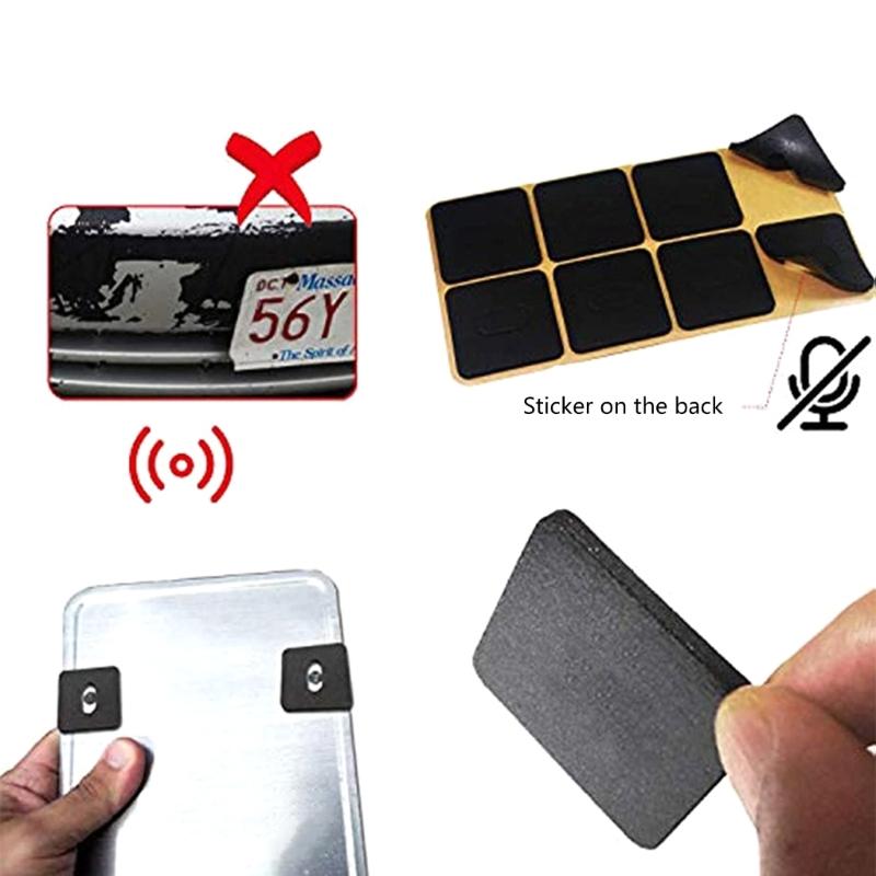 Anti Theft Auto Security License Plate Screws Accessory StainlessSteel Screws