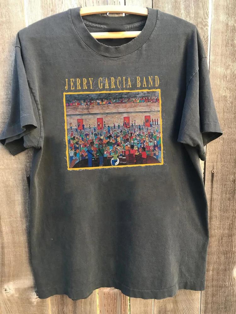Jerry Garcia Band 30th Anniversary T Shirt Full Size S-5XL US1953 Unisex T-Shirt L