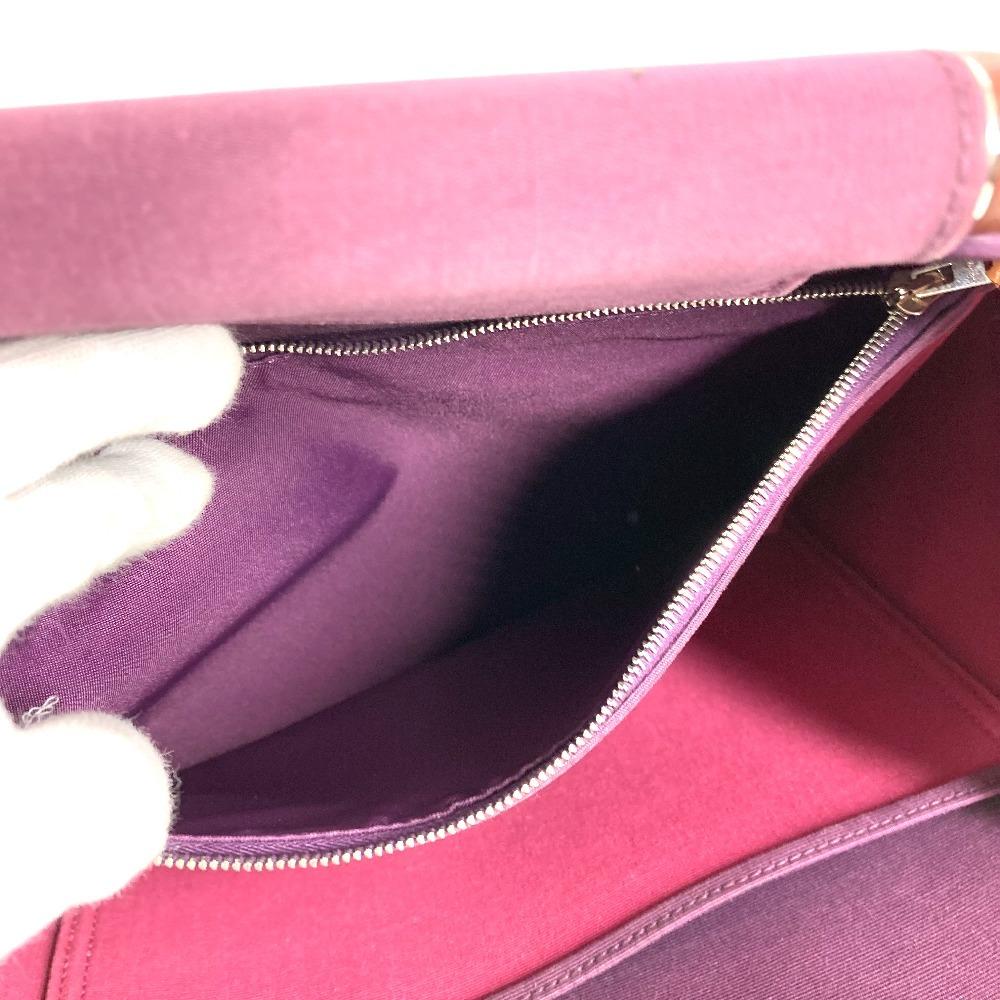 HERMES Kabak PM Kabak PM Handbag 2-way bag Shoulder Bag Leather/Canvas purple