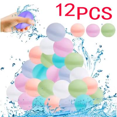 Reusable Water Balloons Toys Quick Fill Self Sealing Waters Bomb for Summer Games Children's Adults Outdoor Activities Toy Gifts