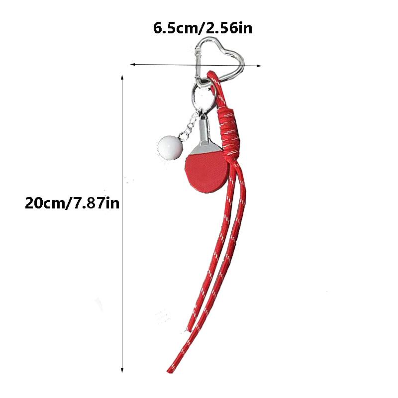 Yogodlns Sport Style Table Tennis Mini Backpack Hanging Handbag Pendant Bag Pendant Bags Accessories