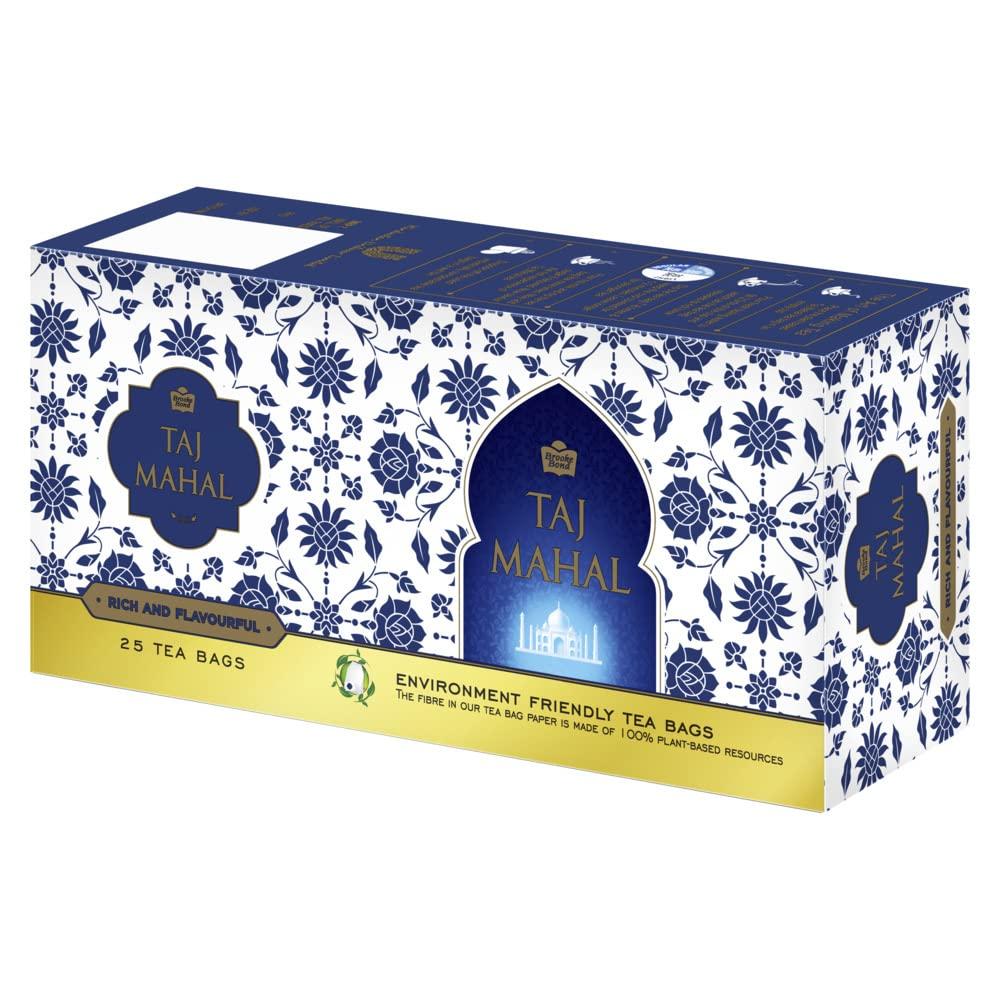 Taj Mahal Brooke Bond, 25 Tea Bags, 47.5 Grams