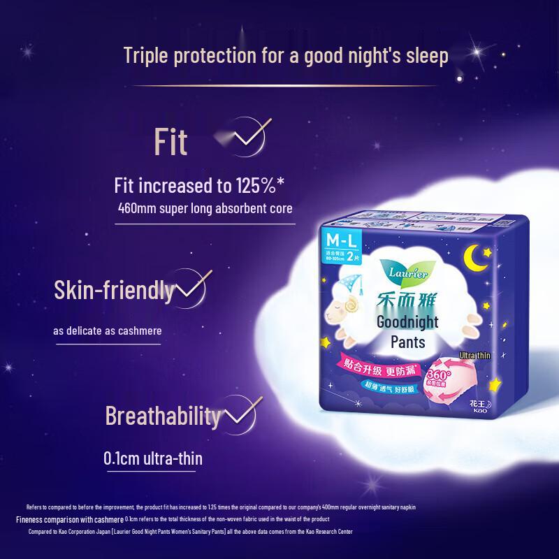 Laurier Zero Feel Sanitary Napkins & Overnight Pants