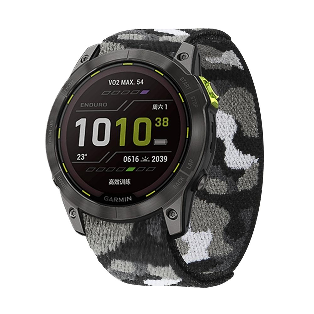 22mm 26mm Klettverschluss Nylon Armband für Garmin Epix Gen2 Fenix 7 7X Fenix 6Pro 5XPlus/Forerunner 955 965 MARQ Enduro 2 Uhrenarmband