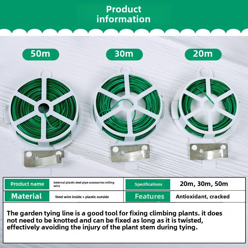 Plastic Coated Gardening Tie Wire for Climbing Plants and Flowers