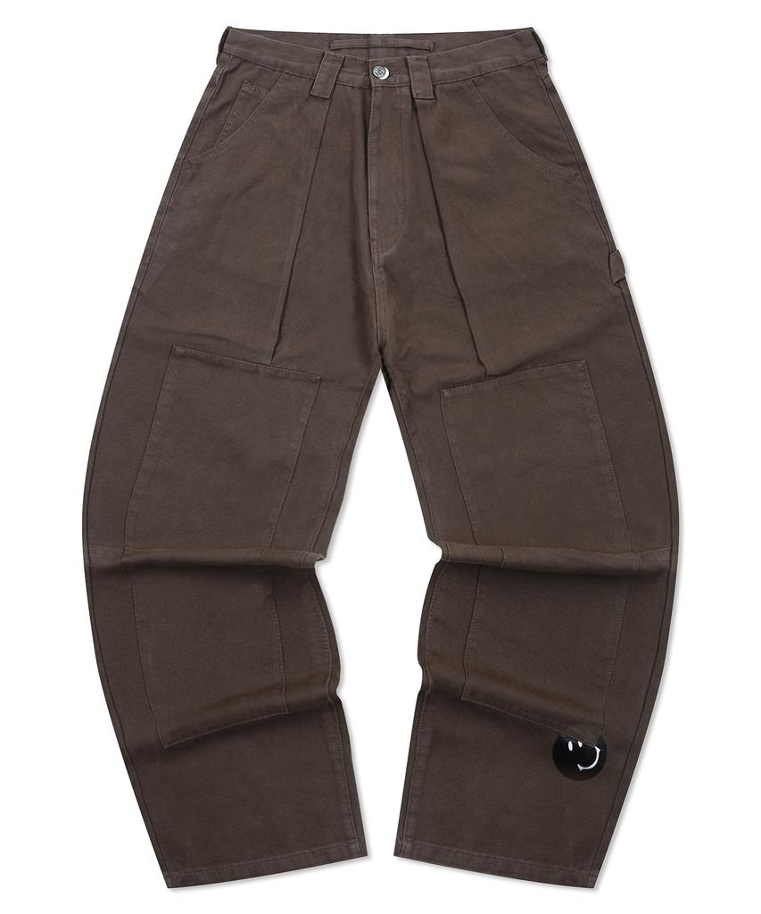 GLACK Gp156 Veiled Carpenter Pants (Brown)