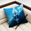 Genshin Impact Neuvillette Throw Pillow Case Sham 45X45Cm 35X35Cm Square Home Pillowcase Cushion Cover