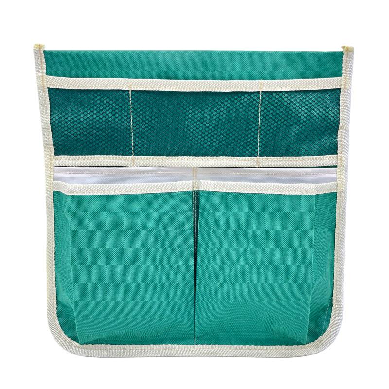 Adjustable Height Gardening Kneeling Stool with Tool Bag - Ideal for Weeding and Fertilizing.