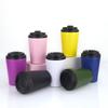 12Oz Milk Cup With Scale 304 Stainless Steel Double Layer Vacuum Thermos Cup Portable Mini Coffee Cup